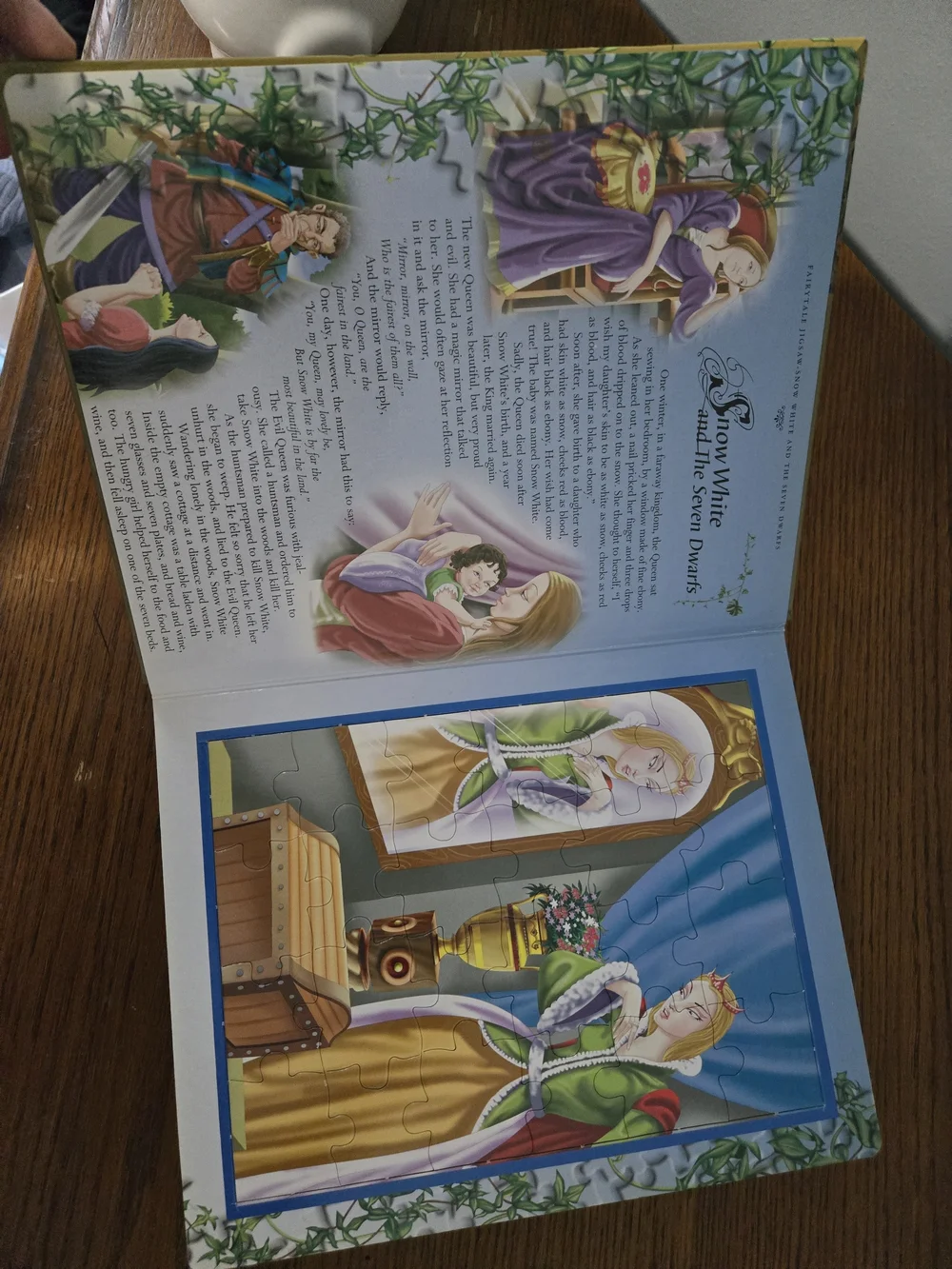 Fairy Tale Jigsaw Book — Gold & Black Illustrated Cover
